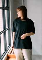DRYCOTTONY ベーシックTシャツ BLACK