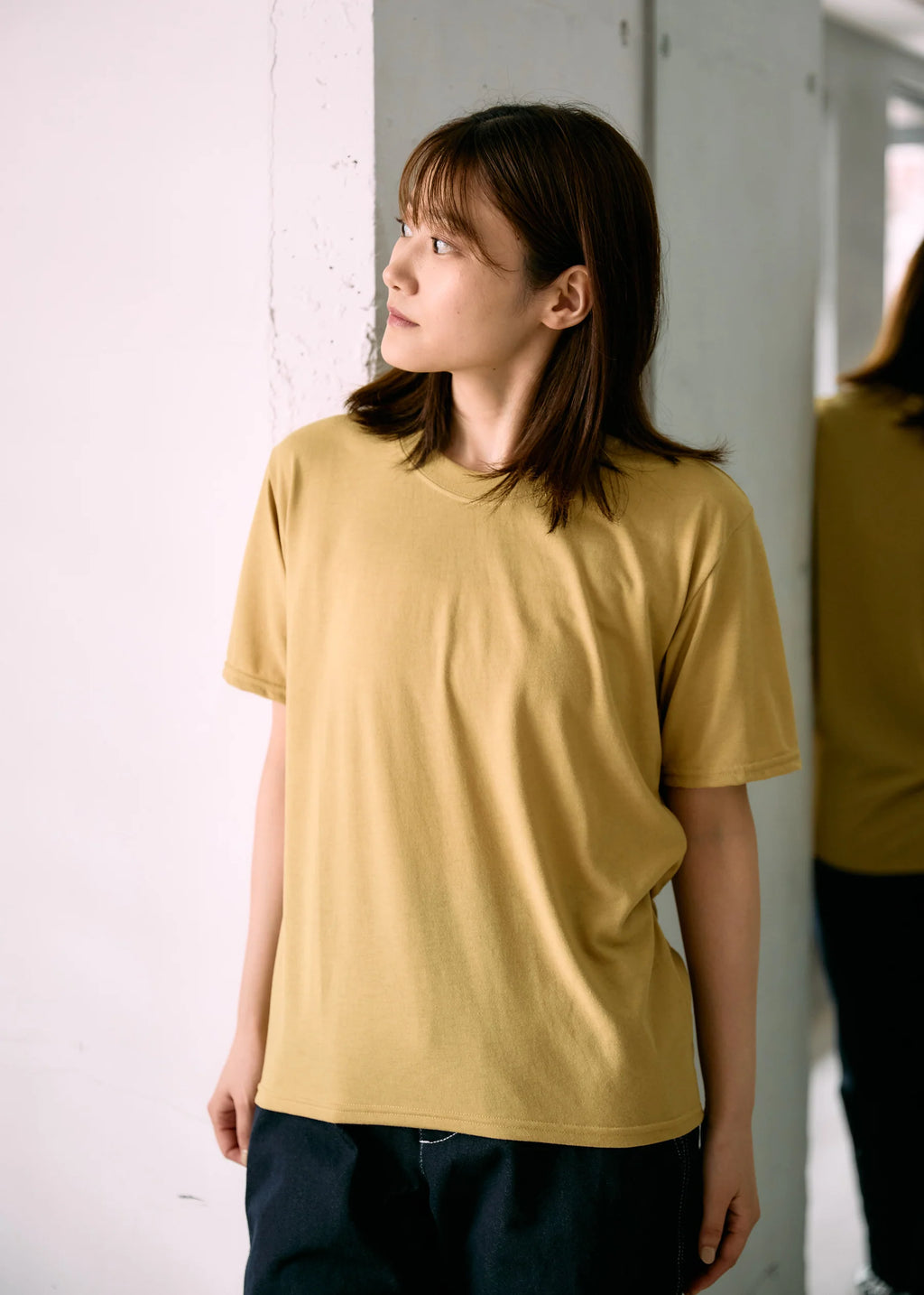 DRYCOTTONY ベーシックTシャツ COYOTE YELLOW