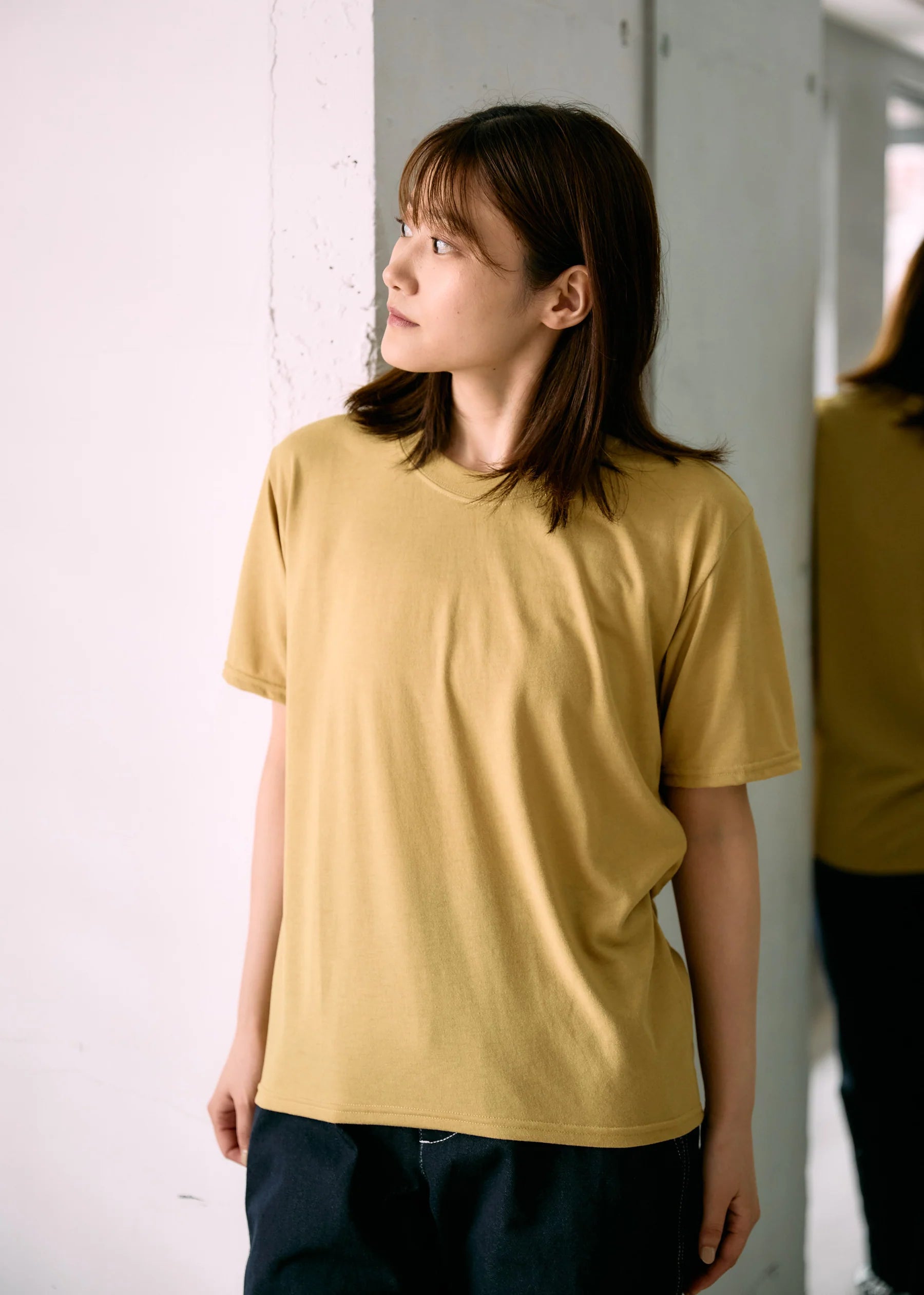 DRYCOTTONY ベーシックTシャツ COYOTE YELLOW