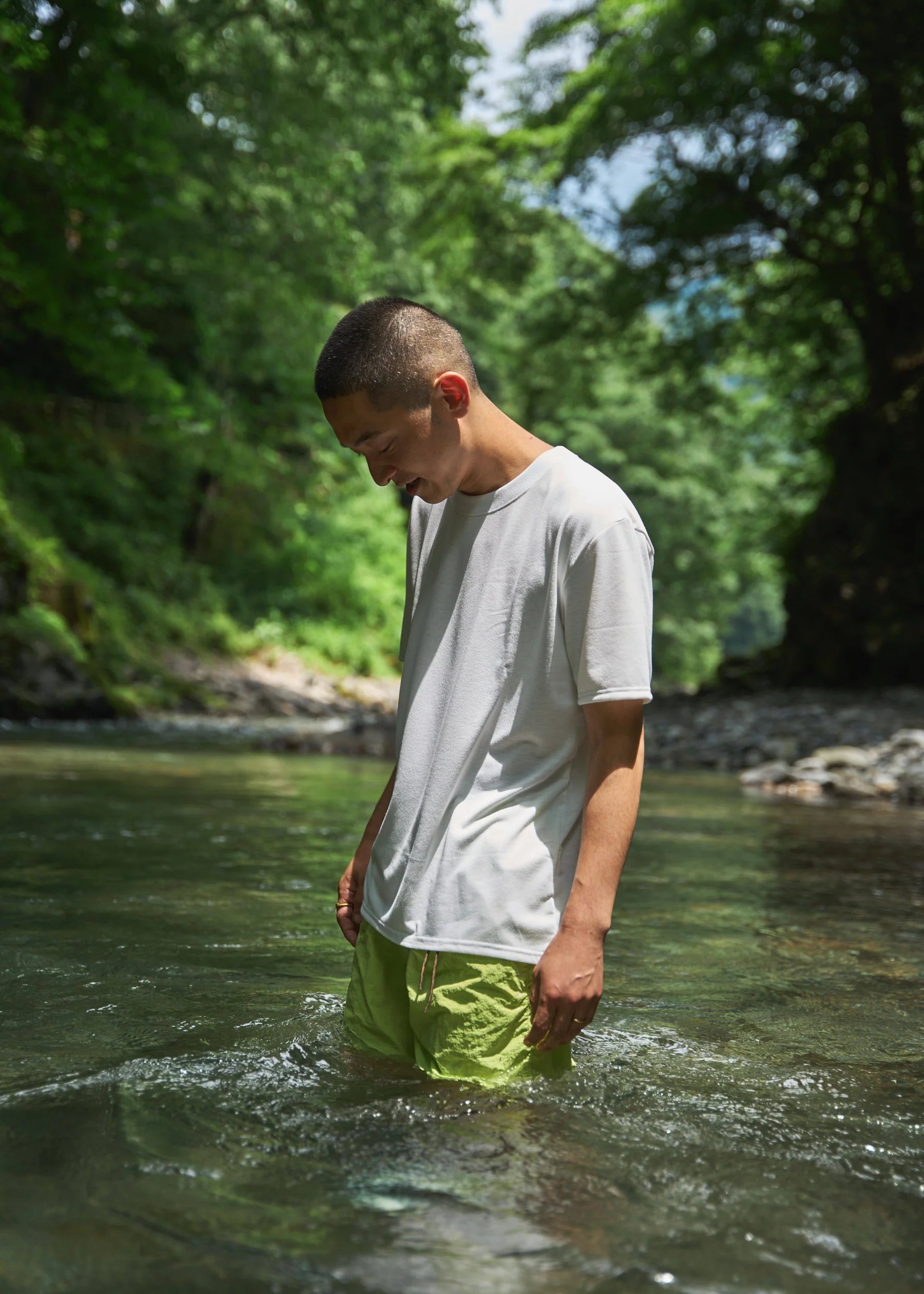 DRYCOTTONY ベーシックTシャツ WHITE