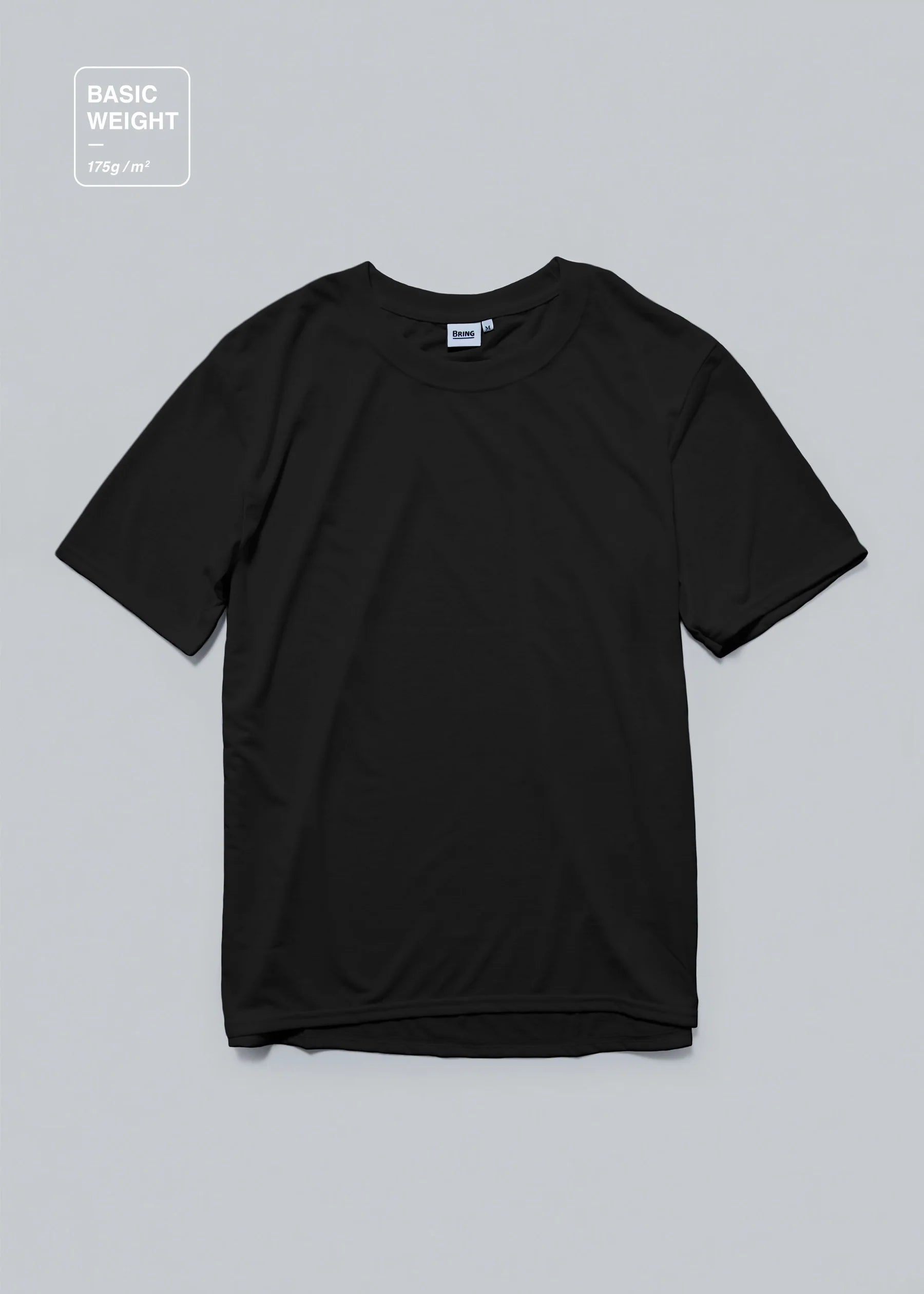 DRYCOTTONY ベーシックTシャツ BLACK