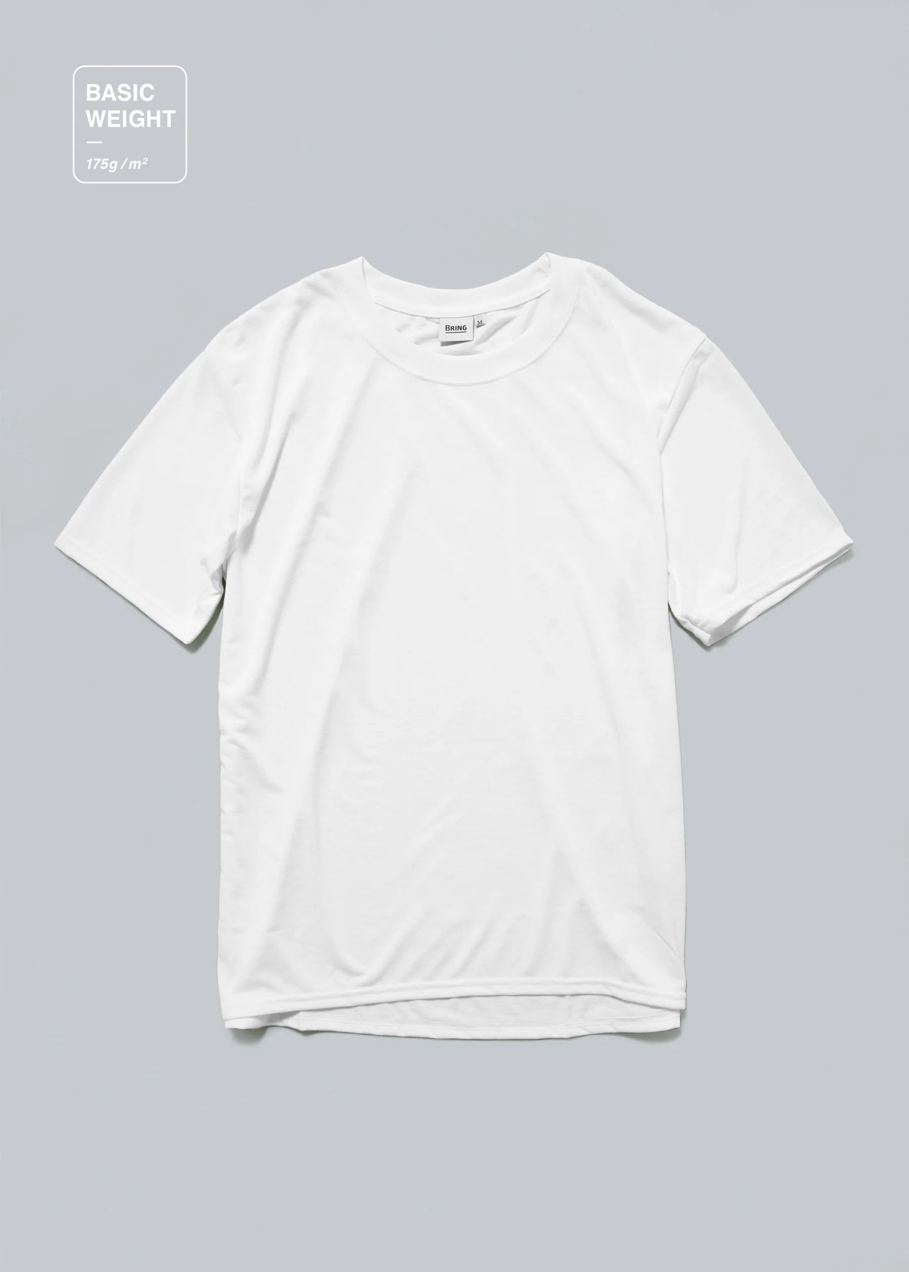 DRYCOTTONY ベーシックTシャツ WHITE