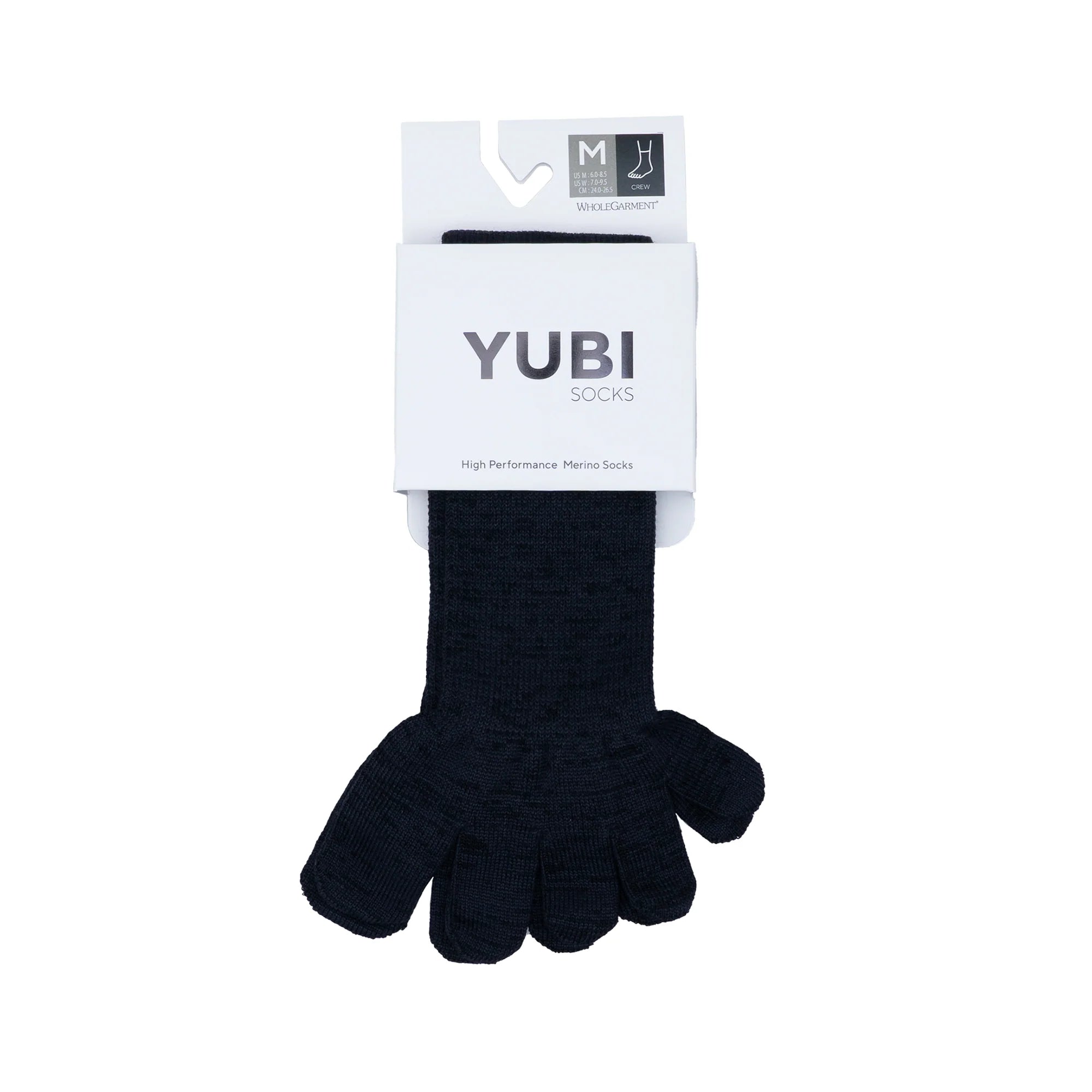 Toe Socks Crew Axio Wool