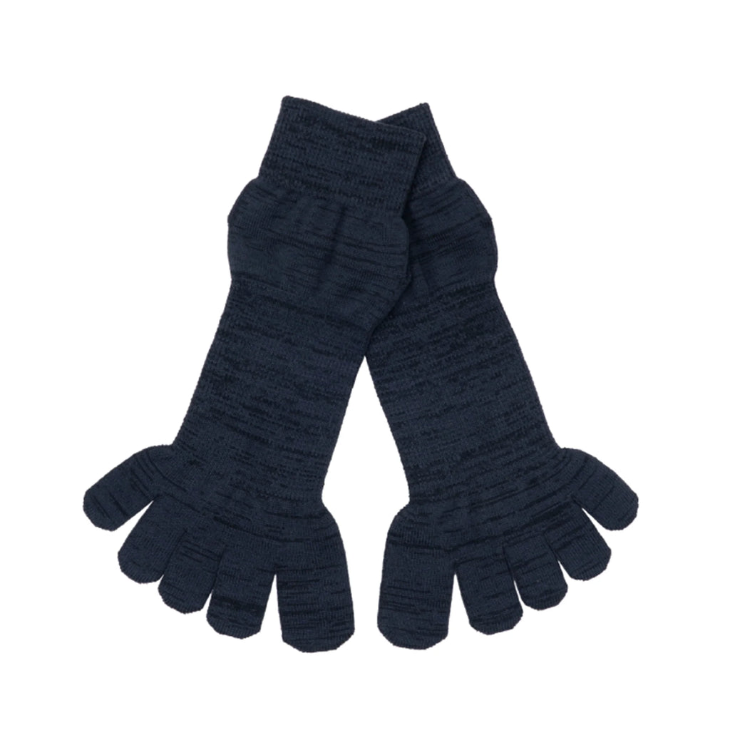 YUBI SOCKS_Toe Socks Quarter Crew Axio Wool