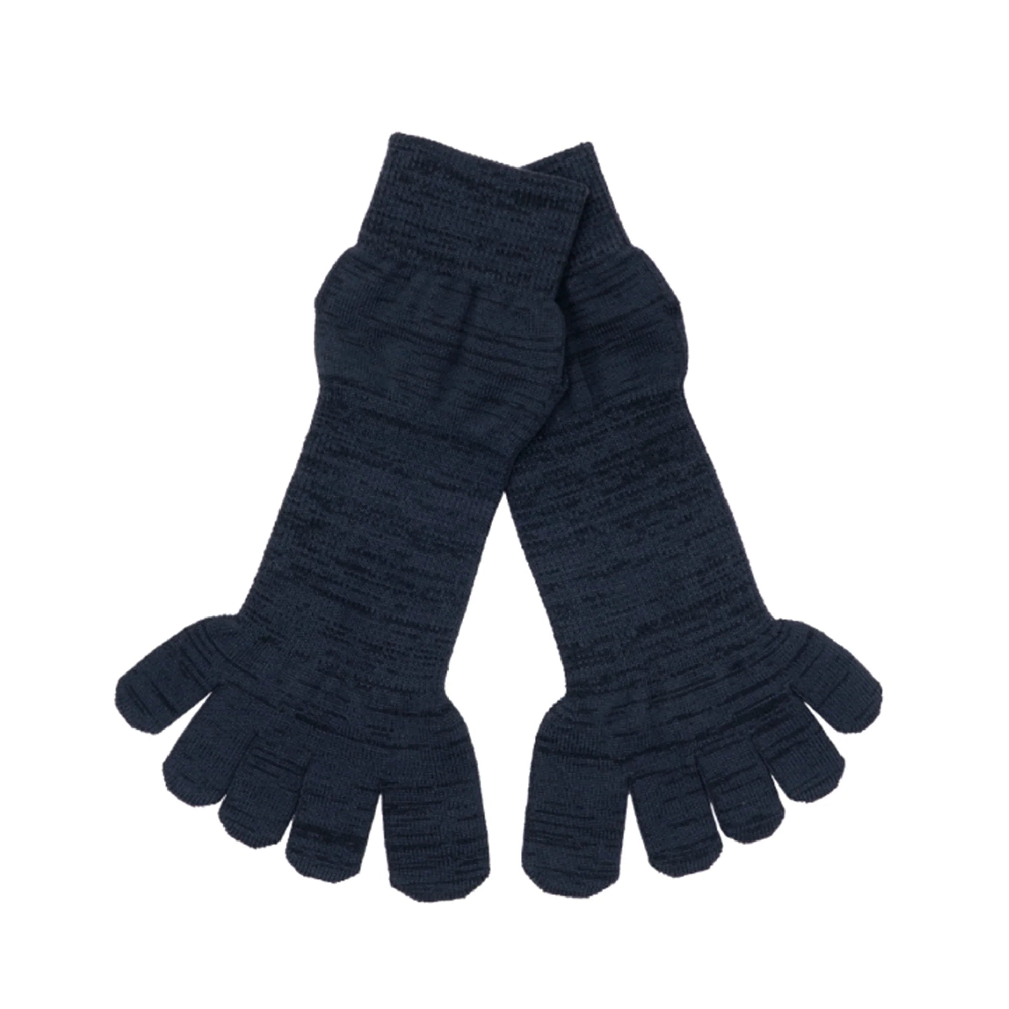 YUBI SOCKS_Toe Socks Quarter Crew Axio Wool
