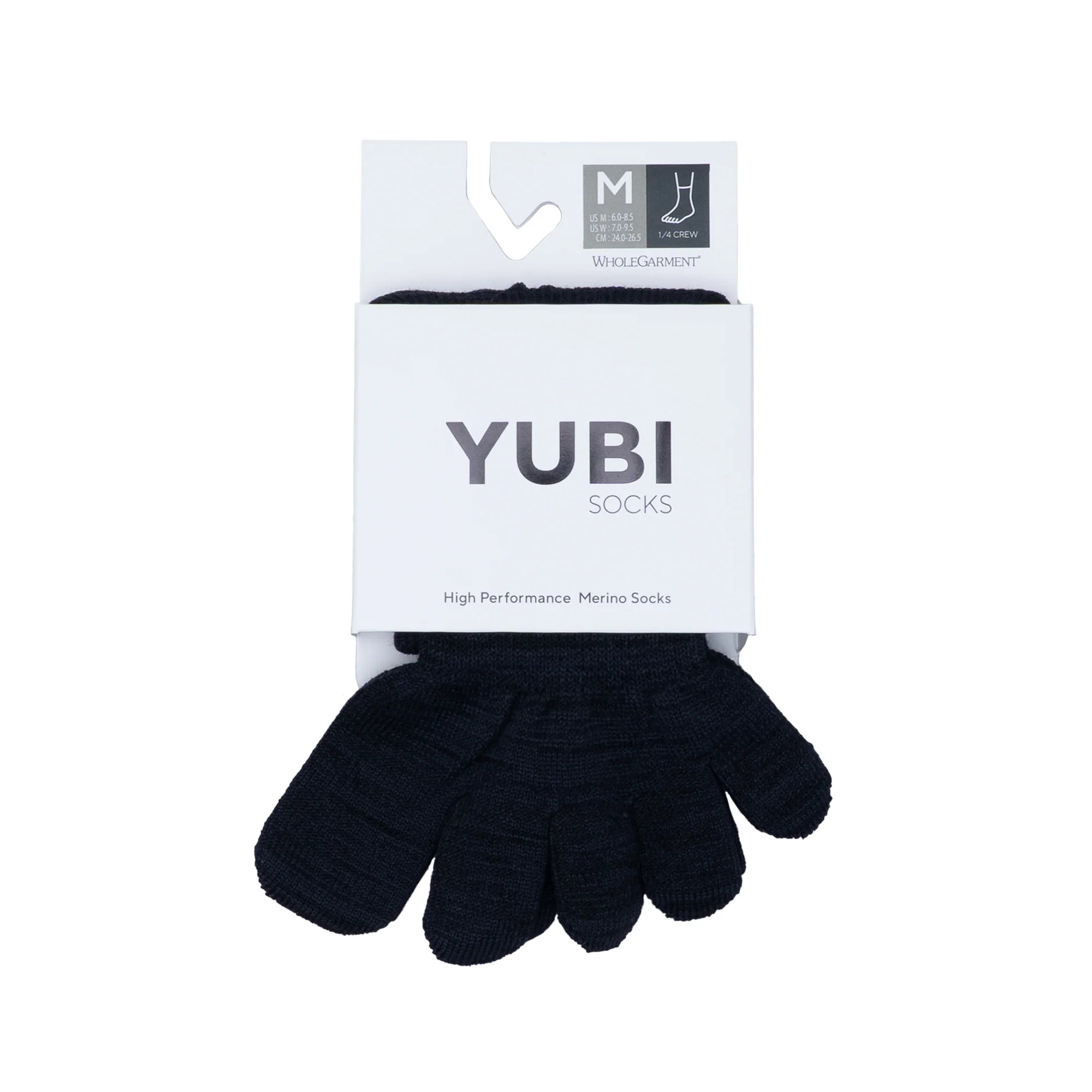 Toe Socks Quarter Crew Axio Wool